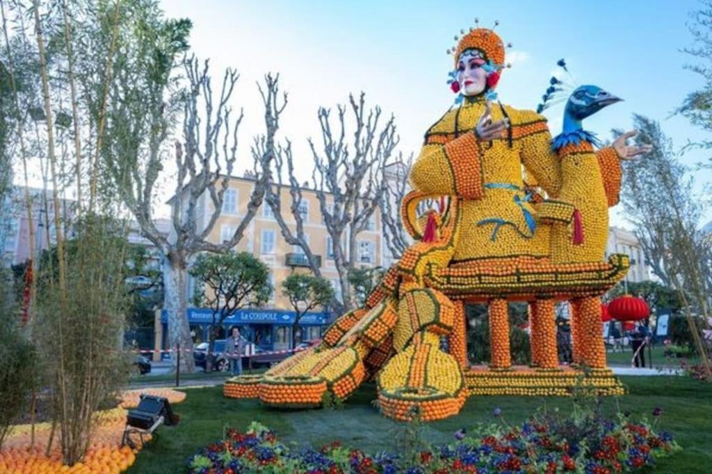 Cosy Studio Pres Des Palaces Mentonnais Ngoại thất bức ảnh
